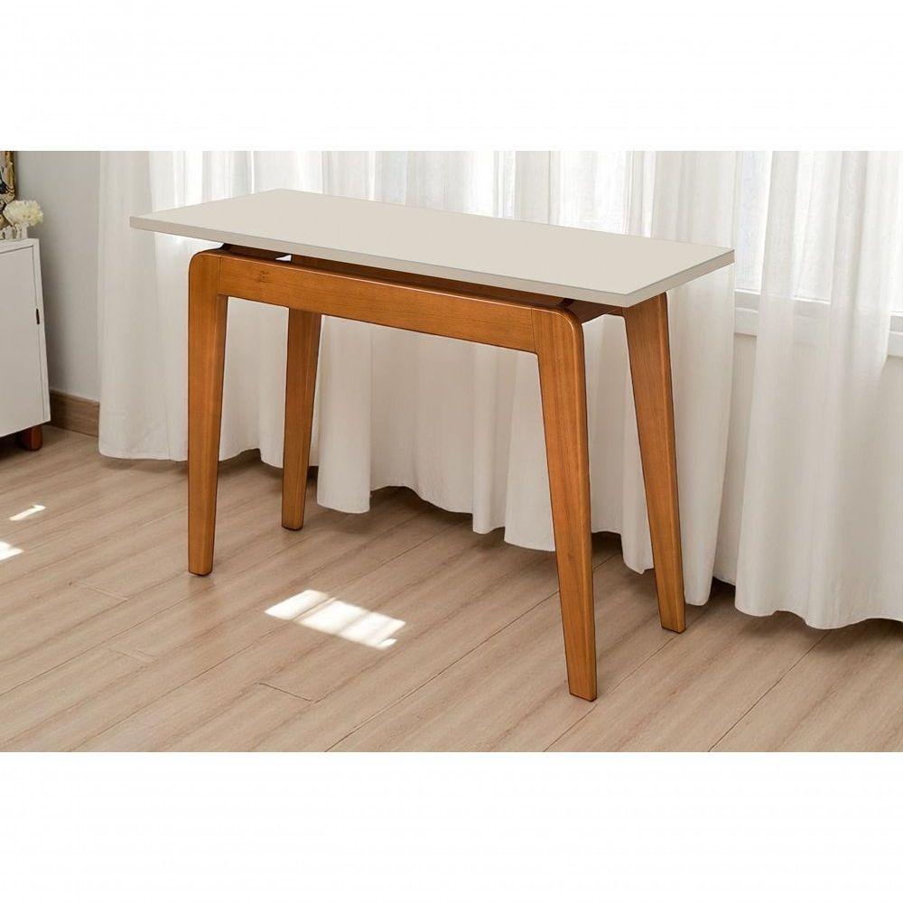 Aparador De Sala Moderno Retangular Belem Base Madeira - 3