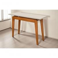 Aparador De Sala Moderno Retangular Belem Base Madeira - 2