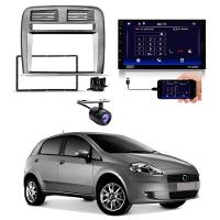 Central Multimidia Fiat Punto Carplay Android Auto Grafite - 1