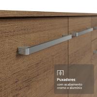 Buffet Aparador 105cm 3 Portas E 1 Gaveta Rustic Madesa Rustic - 6
