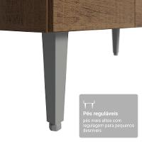 Buffet Aparador 105cm 3 Portas E 1 Gaveta Rustic Madesa Rustic - 8