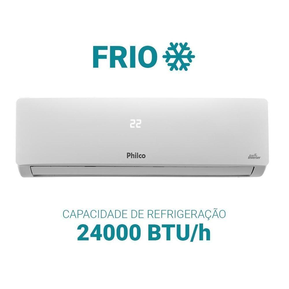 Ar Condicionado Split Philco Hi Wall Inverter 24.000 Btu/h Frio Monofásico Branco PAC24FB 220V - 7