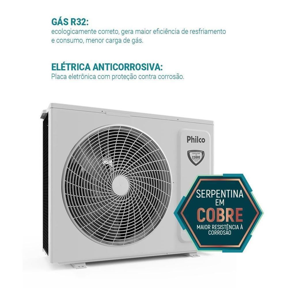 Ar Condicionado Split Philco Hi Wall Inverter 24.000 Btu/h Frio Monofásico Branco PAC24FB 220V - 9