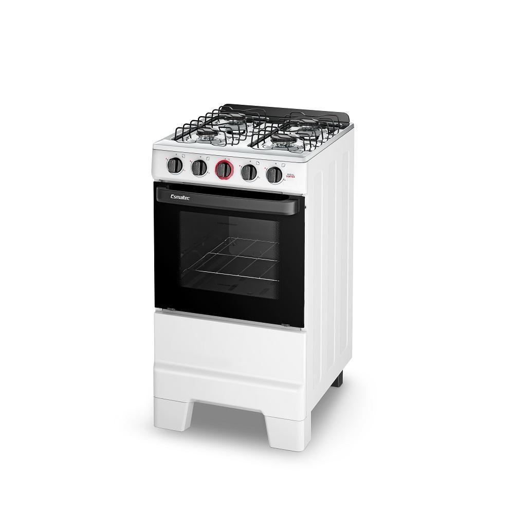 Fogão Esmaltec 4 Bocas Ideal Super Mesa de Aço Inox Bivolt - 3