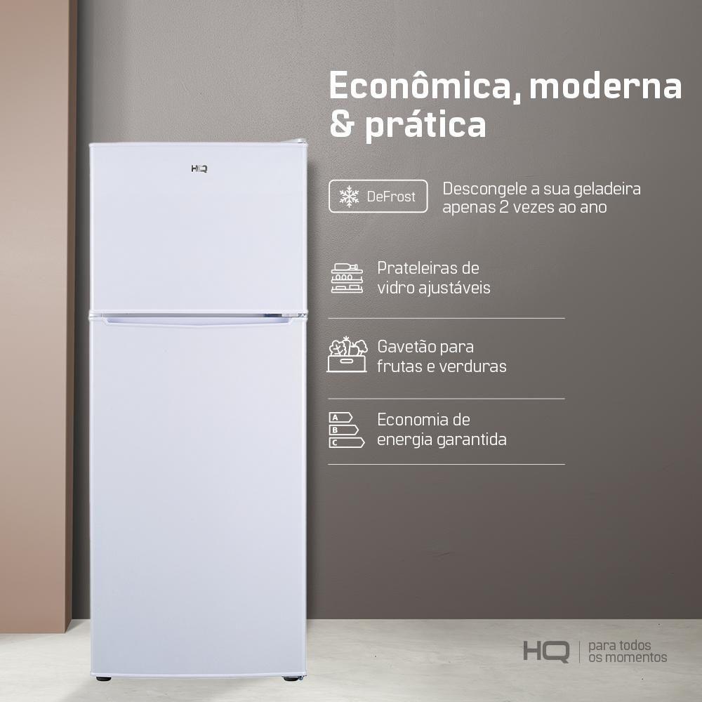 Geladeira Refrigerador HQ Defrost 310 Litros Branco HQ-310RDF 220V - 2