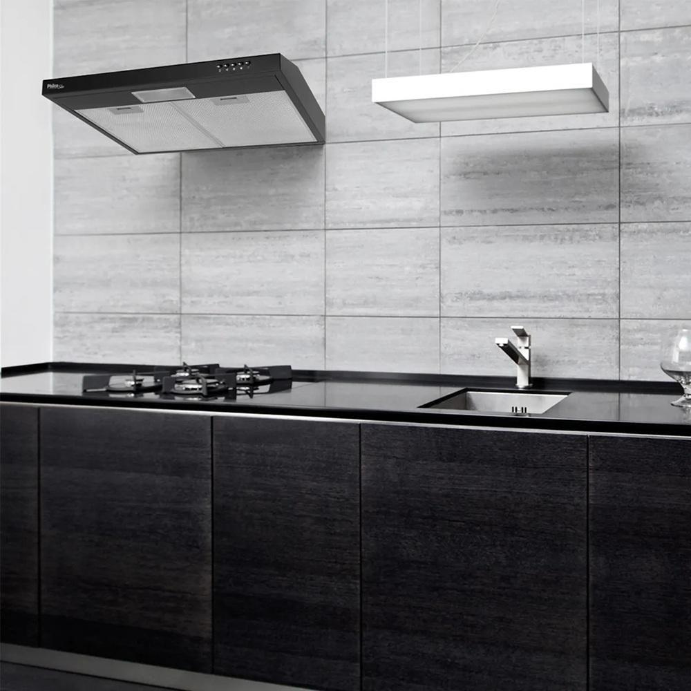 Depurador E Exaustor Philco 60cm Slim 3 Velocidades Preto PDR60P 110V - 6