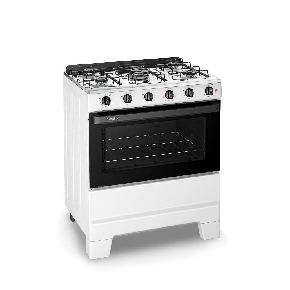 Fogão Esmaltec 5 Bocas Ideal Pop Mesa De Aço Inox  F5ISB - 2