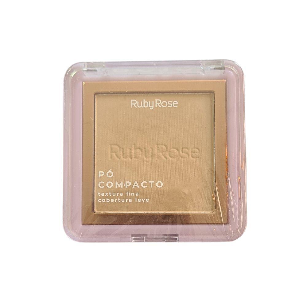 Ruby Rose Pó Compacto Hb858 Textura Fina 7,5g Cor pc10 - 2