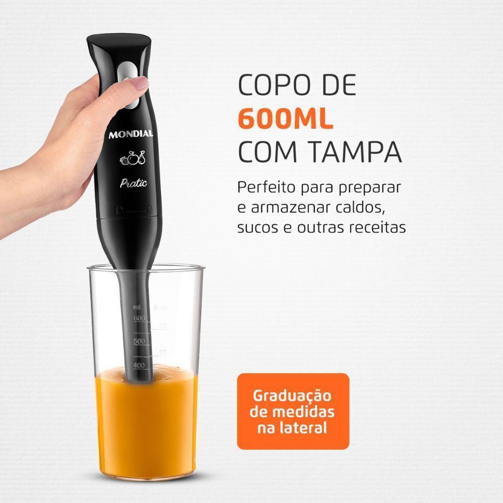 Mixer Mondial 2 Em 1 M-15-b Preto 127V - 9