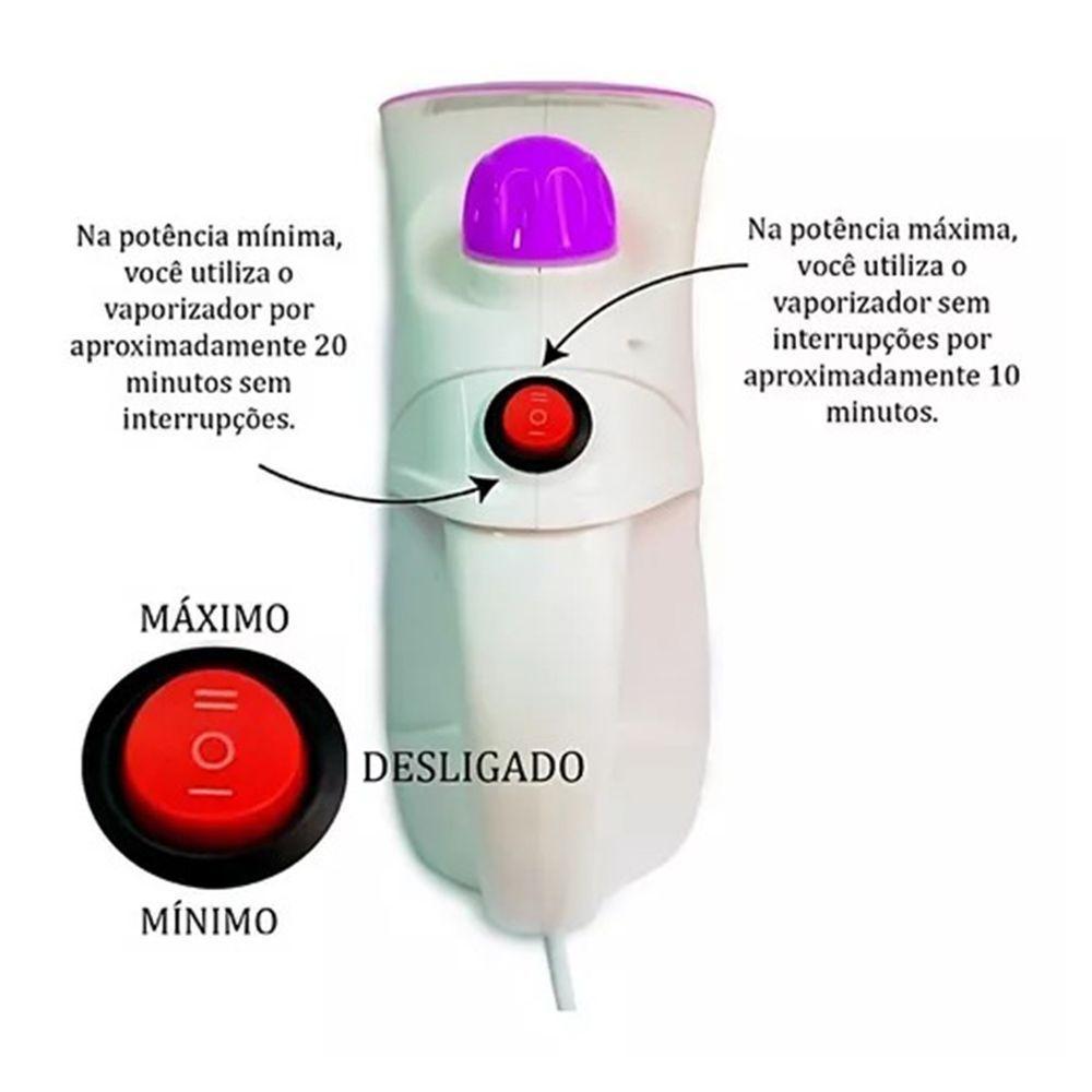 Ferro De Passar Roupa A Vapor Vertical Branco 250ml 110V - 5