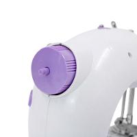 Mini Máquina De Costura Reta Portátil Bivolt Doméstica Compacta Branco - 6