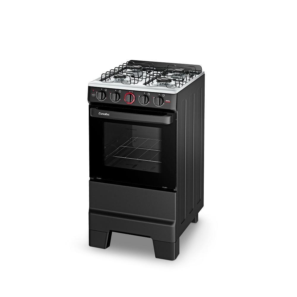 Fogão Esmaltec 4 Bocas Ideal Super Mesa De Aço F4IAP Bivolt - 3