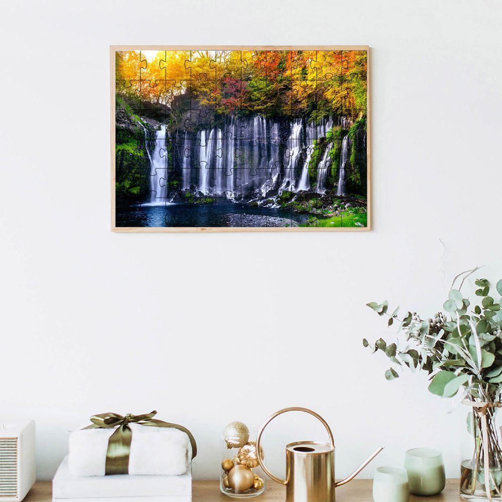 Kit 3 Quebra-cabeças Lindas Cachoeiras Inclusivo E Inteligente De 60 Peças - 4