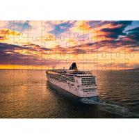 Kit 2 Quebra-cabeça Inclusivos Navios Em 24 Peças Grandes - 5