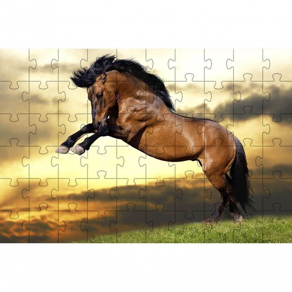 Quebra-cabeça Educativo 500 Peças Lindos Cavalos Que Encantam E Ensinam - 1
