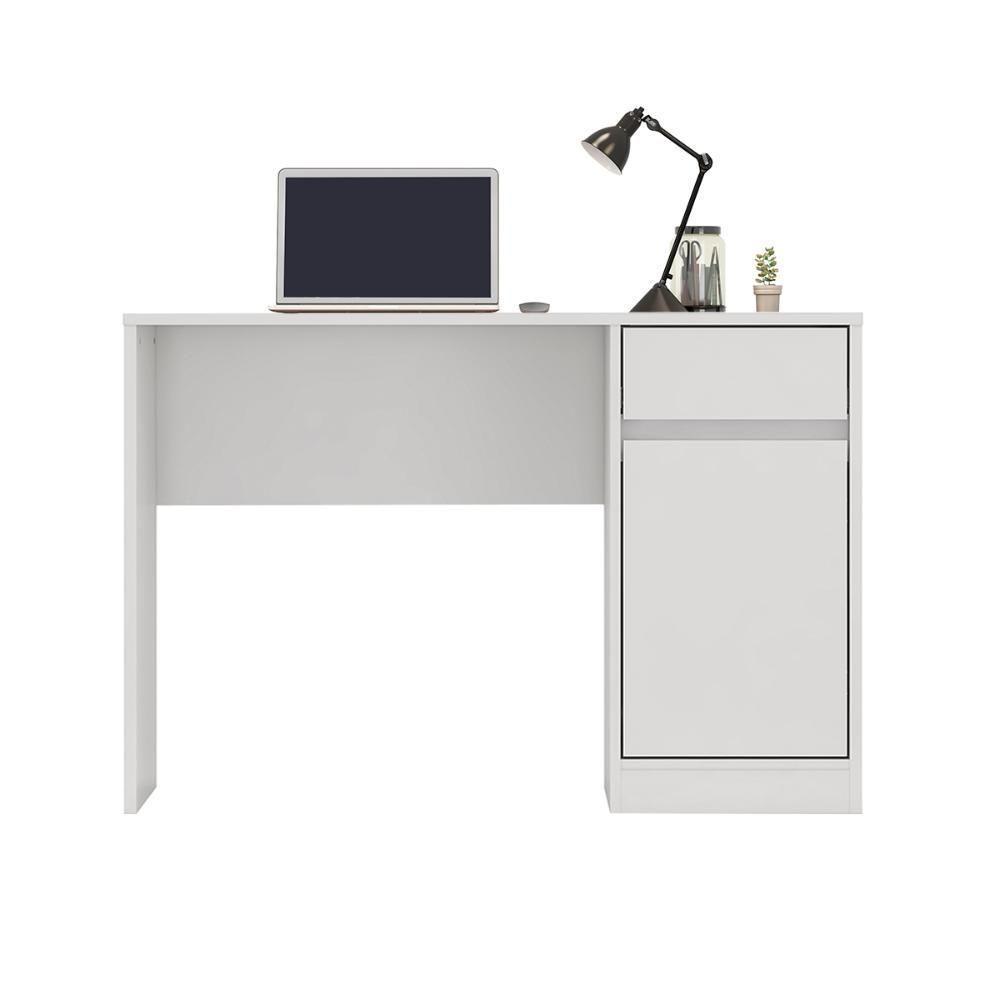Escrivaninha 1 Porta 1 Gaveta Office Bélgica - Branco - 8