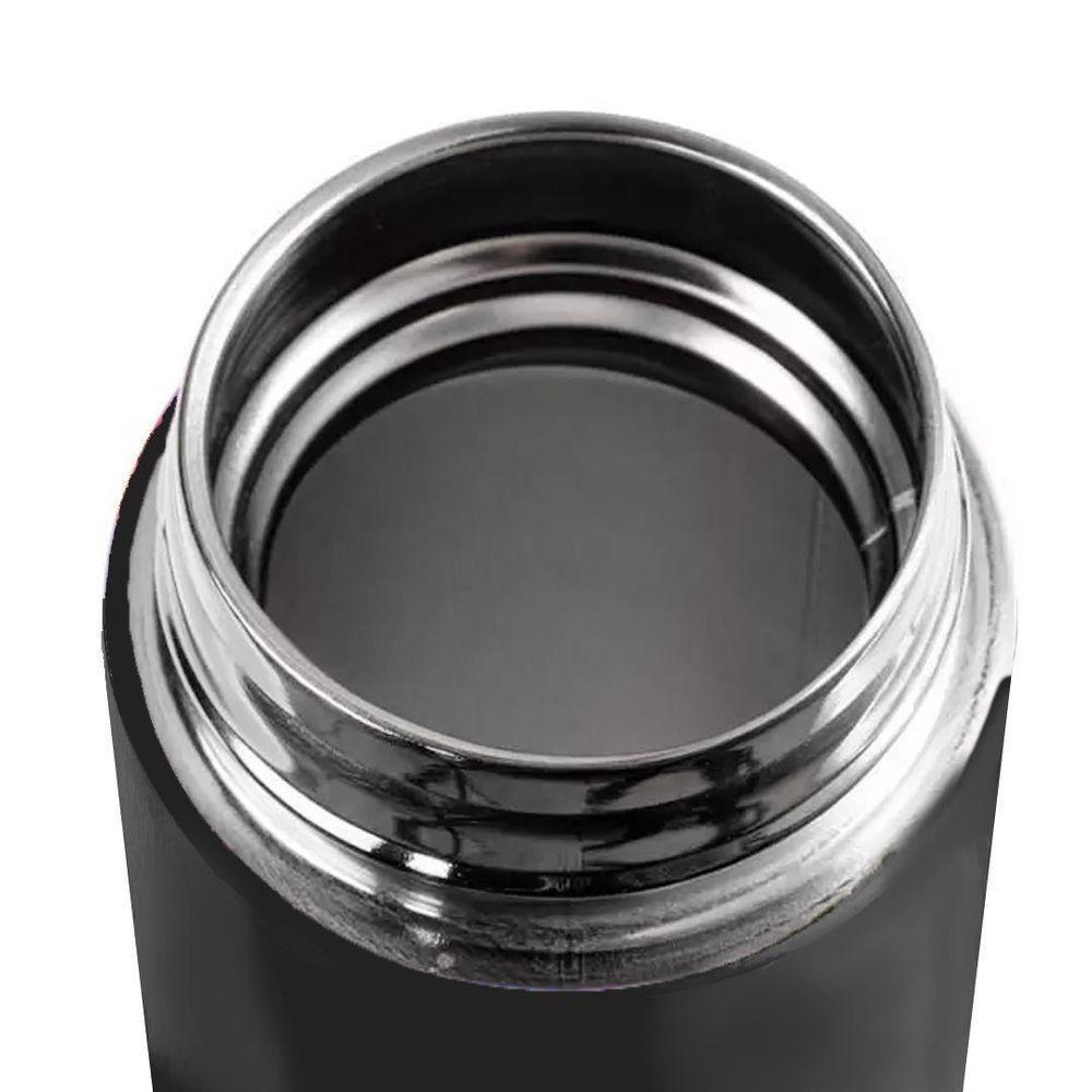 Garrafa Térmica Inox 500ml Quente Frio Tampa Preto Nº10 - 3
