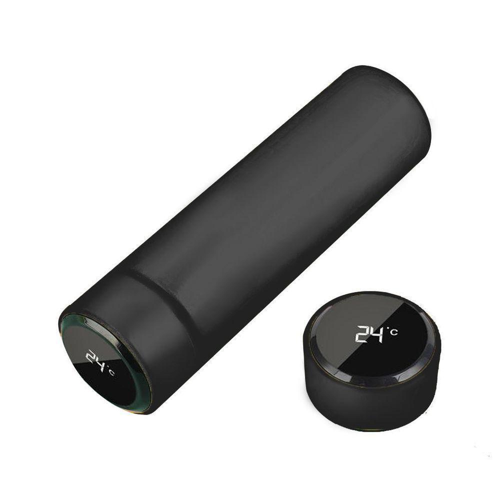 Garrafa Térmica Inox 500ml Quente Frio Tampa Preto Nº11 - 1