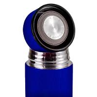 Garrafa Térmica Inox 500ml Quente Frio Tampa Azul Nº1