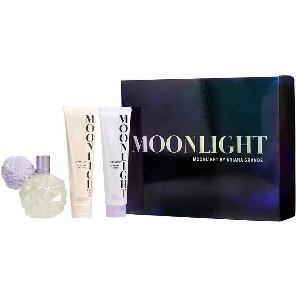 Cx De Presente Fem.moonlight Ariana Grande Eau Parfum 100 Ml+body Souffle 100 Ml+bath And Gel De Banho 100 Ml - 1