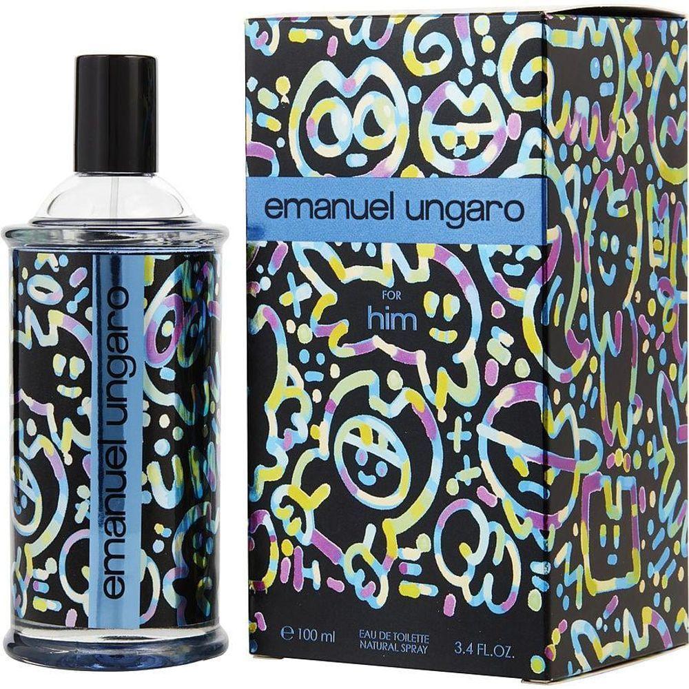 Perfume Masculino Emanuel Ungaro For Him Ungaro Eau De Toilette Spray 100 Ml - 1