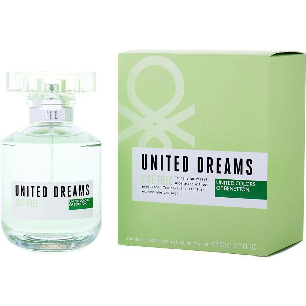 Perfume Feminino Benetton United Dreams Live Free Benetton Eau De Toilette Spray 80 Ml - 1