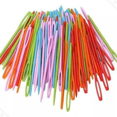 Agulhas De Plástico Coloridas Kit Com 10 Unidades