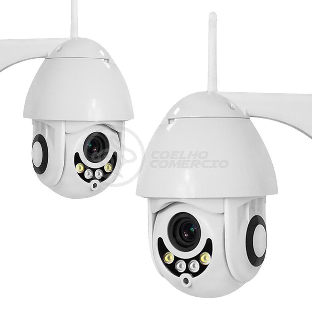 Câmera Ip Rotativa Speed Dome 355º Prova Dágua Wifi Hd 1080p - 4