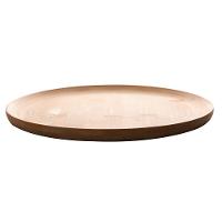 Jogo 6 Prato Raso De Bambu Natural Ecológico Pratinho Madeira Lyor 27cm - 2