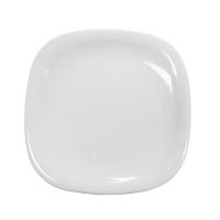 Jogo 10 Prato De Sobremesa Branco Quadrado Square 20cm Vidro Opalino Em Casa Tem - 2