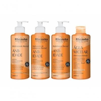 Kit Skin Care Anti Idade Rhenuks