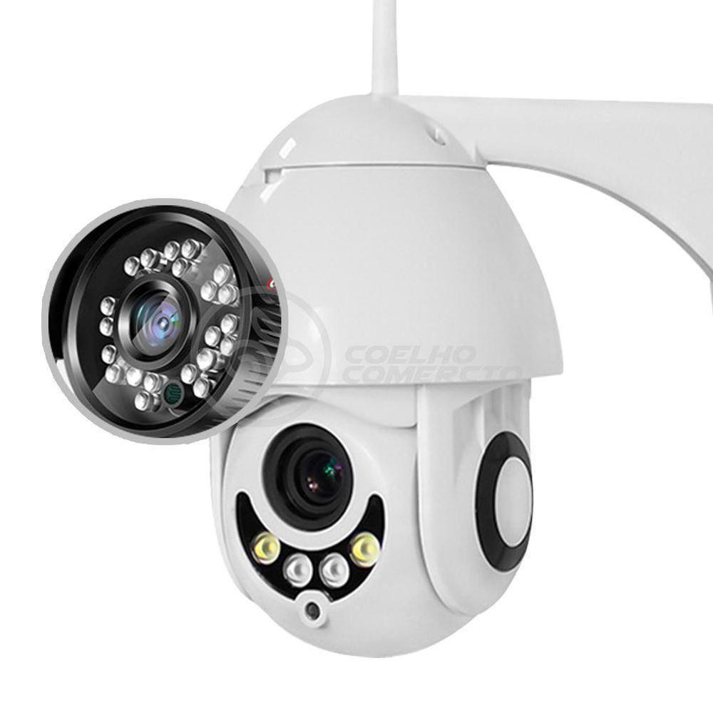 Câmera Ip Rotativa Speed Dome 355º Prova Dágua Wifi Hd 1080p - 1