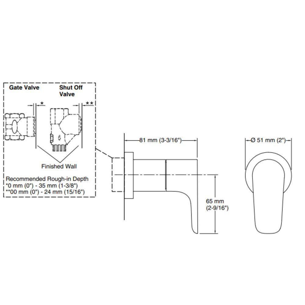 Acabamento Para Chuveiro Registro De Gaveta Ou Pressão Kohler Aleo Cromado T75728br-4-cp - 3