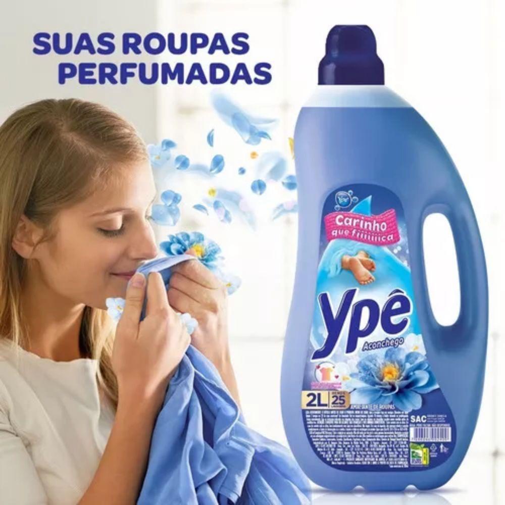 Kit 2 Amaciante De Roupas Tradicional Ypê Aconchego 2l - 6