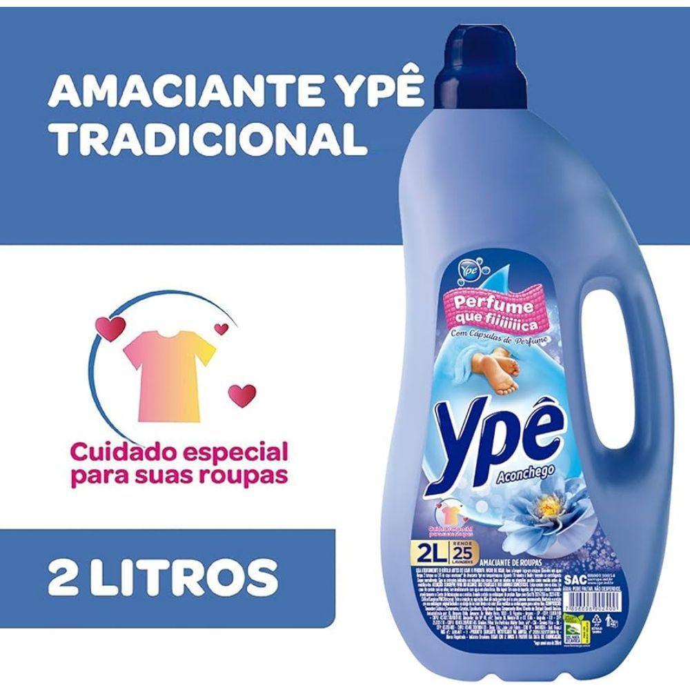 Amaciante De Roupas Tradicional Ypê Aconchego 2l - 2