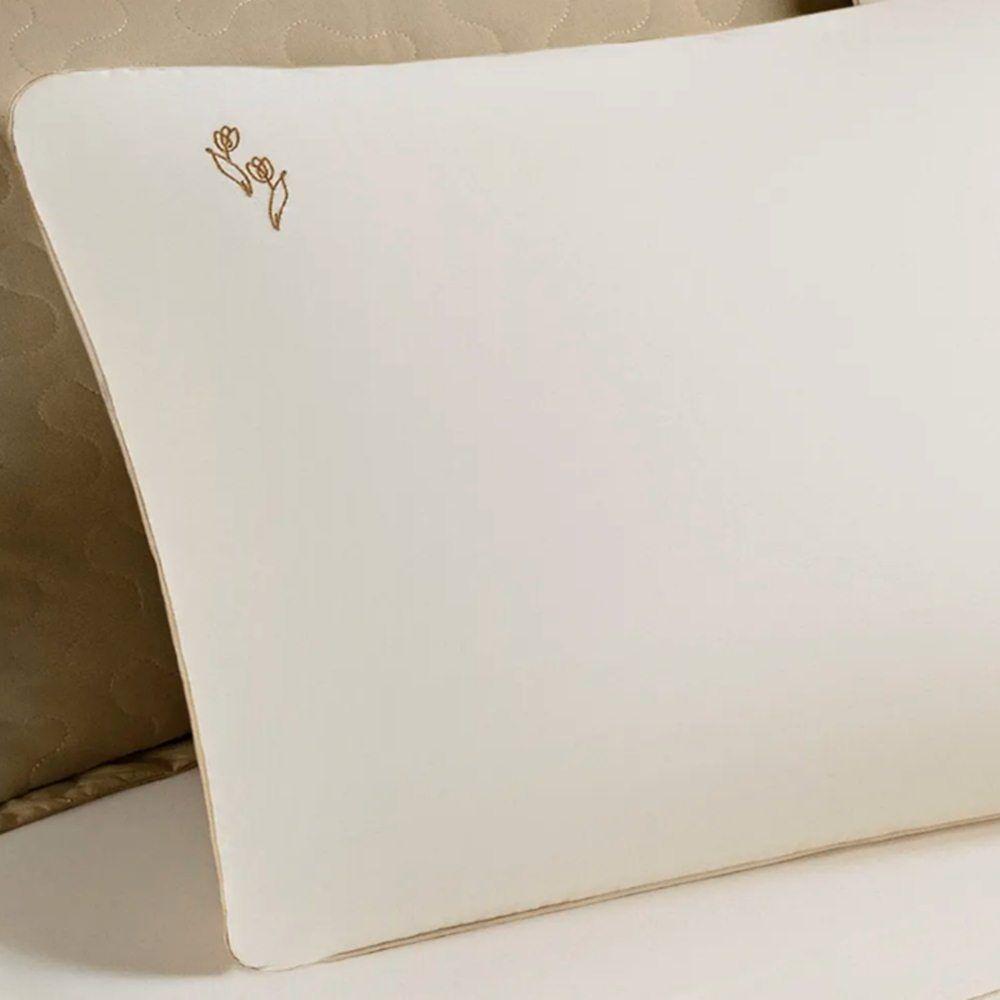 Jogo De Lençol Queen Liana 100% Algodão 4 Peças - Palha - 2