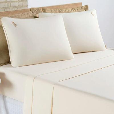 Jogo De Lençol Queen Liana 100% Algodão 4 Peças - Palha