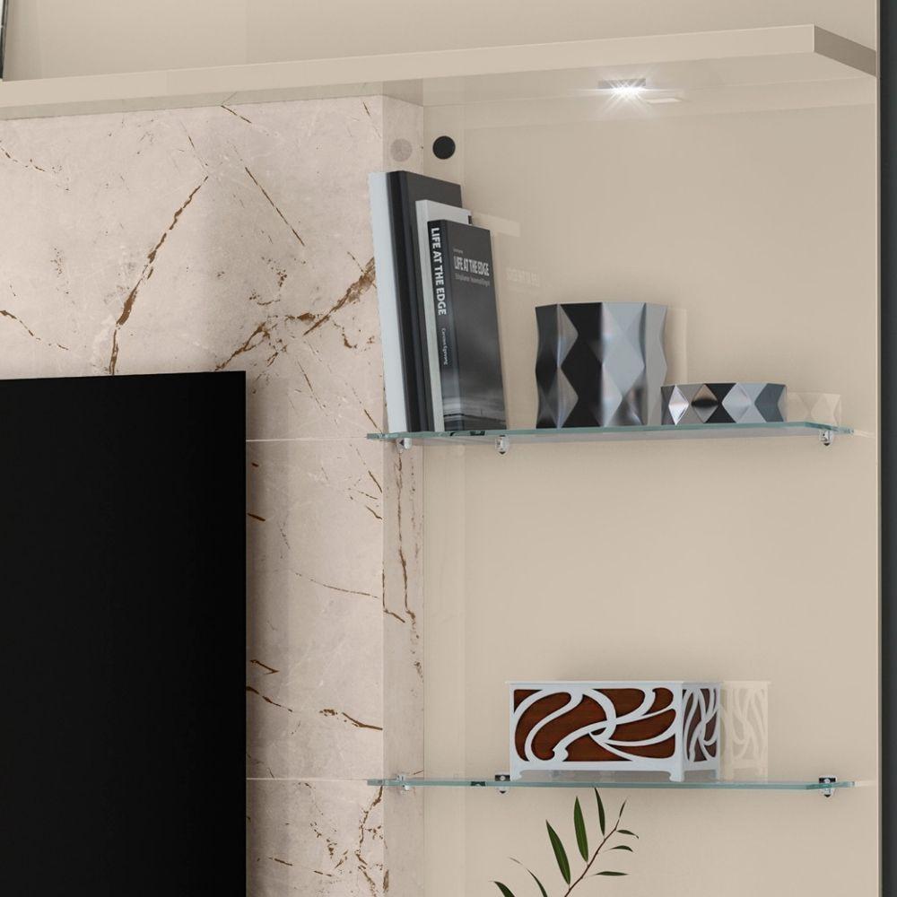 Estante Home Para Tv 55 Polegadas Alan Calacata Off White Madetec - 4