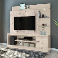 Estante Home Para Tv 55 Polegadas Alan Calacata Off White Madetec - 6