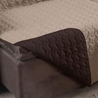 Protetor De Sofá Retrátil Shield Hipercal 400 Fios Dupla Face 2,40m - Caqui/tabaco - 3