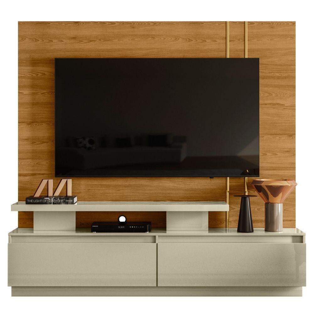 Estante Home Para Tv 75 Polegadas New Apolo Cumaru Opala Madetec - 1