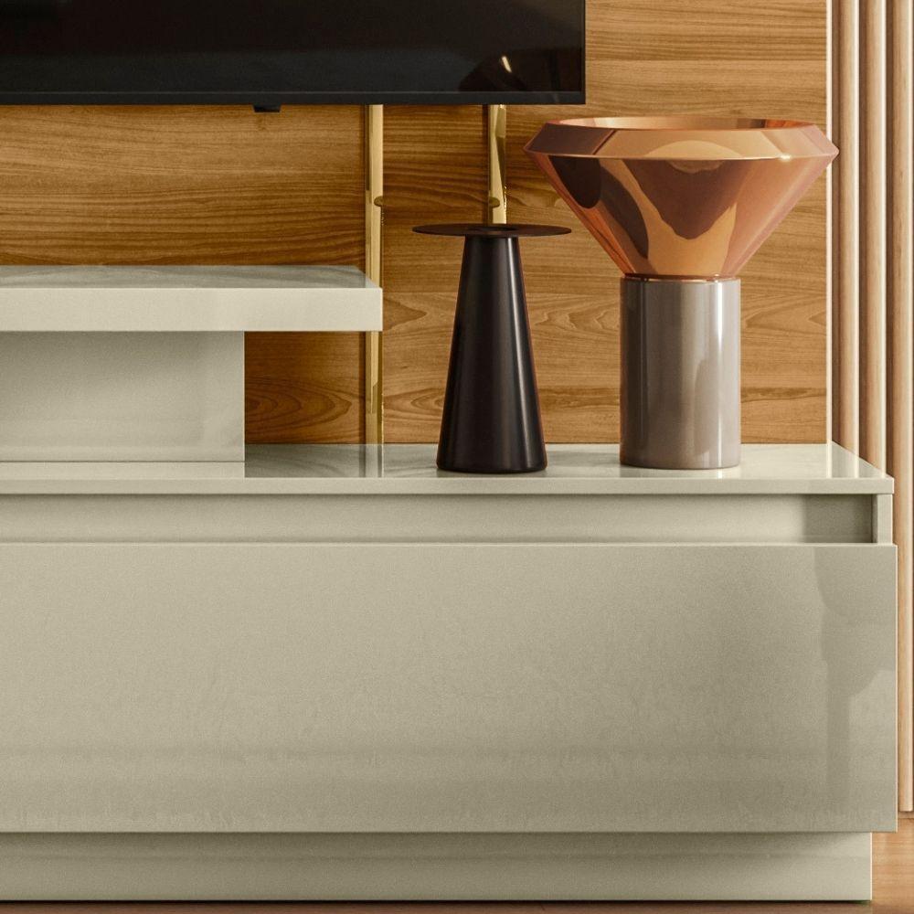 Estante Home Para Tv 75 Polegadas New Apolo Cumaru Opala Madetec - 4