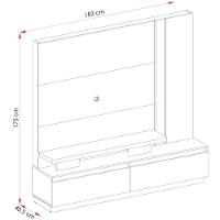 Estante Home Para Tv 75 Polegadas New Apolo Cumaru Opala Madetec - 2