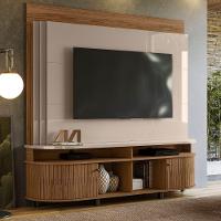 Estante Home Para Tv 65 Polegadas Daytona Fendi Naturale Madetec - 6