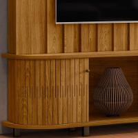 Estante Home Para Tv 70 Polegadas Le Mans Cumaru Madetec