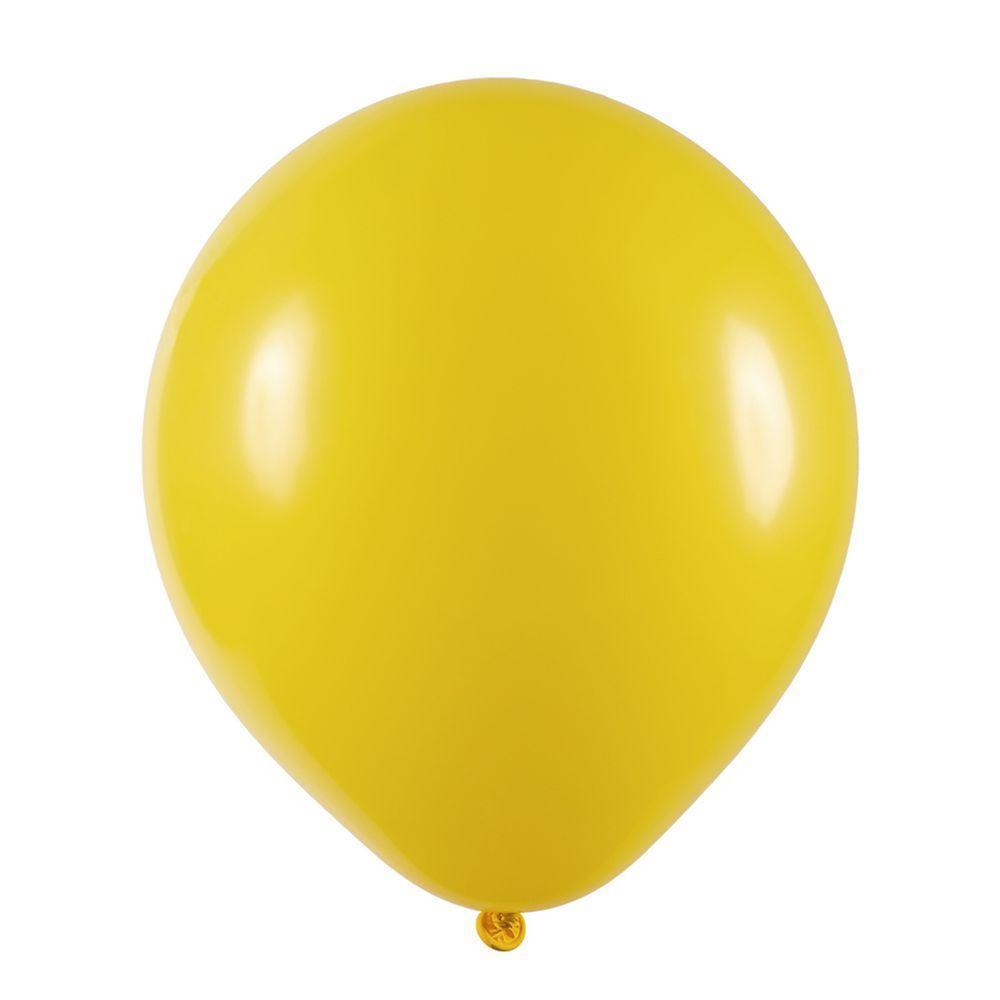 Balão De Látex Amarelo - 8 Polegadas - 50 Unidades - 1