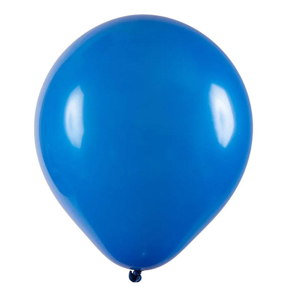 Balão De Látex Azul - 9 Polegadas - 50 Unidades - 1