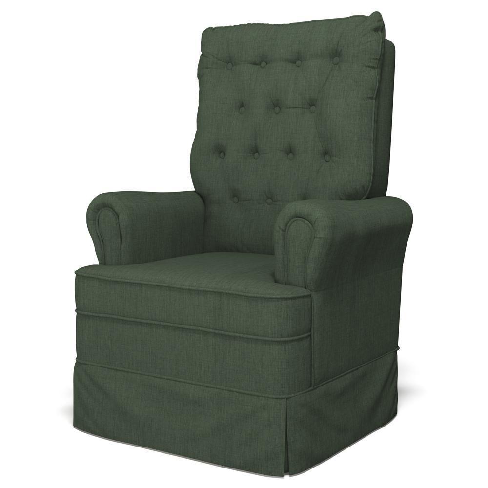 Kit 02 Poltronas De Amamentação E Descanso Com Balanço Laís G05 Linho Verde - Mpozenato - 7