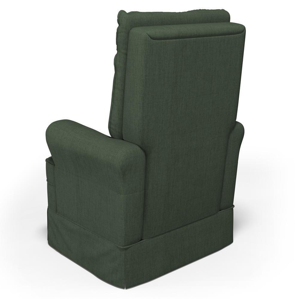 Kit 02 Poltronas De Amamentação E Descanso Com Balanço Laís G05 Linho Verde - Mpozenato - 8