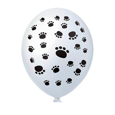 Balão Estampado Patinhas Caninas - 11 Polegadas - 25 Un